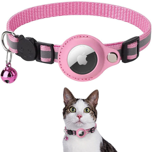 Airtag Case Collar for Cats and Dogs - Reflective