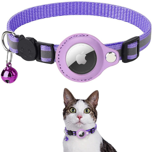 Airtag Case Collar for Cats and Dogs - Reflective