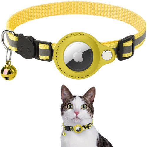 Airtag Case Collar for Cats and Dogs - Reflective