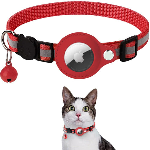 Airtag Case Collar for Cats and Dogs - Reflective