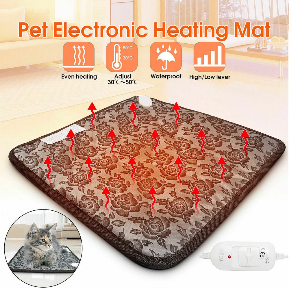 Thermal Heating Waterproof Bed Pad for Pets - Paw Perfect Pals